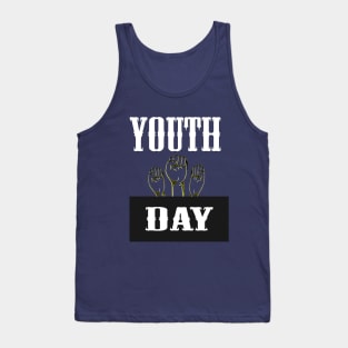 T-shirt design for youth day Tank Top